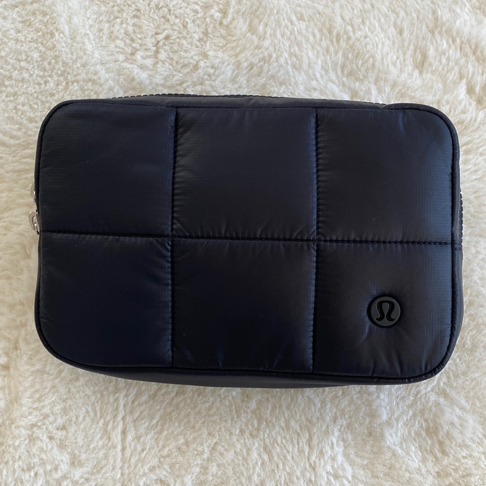 ❤️ Lululemon Quilted Grid Belt Bag Black NWT